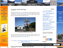 Tablet Screenshot of calle-lanzarote.com